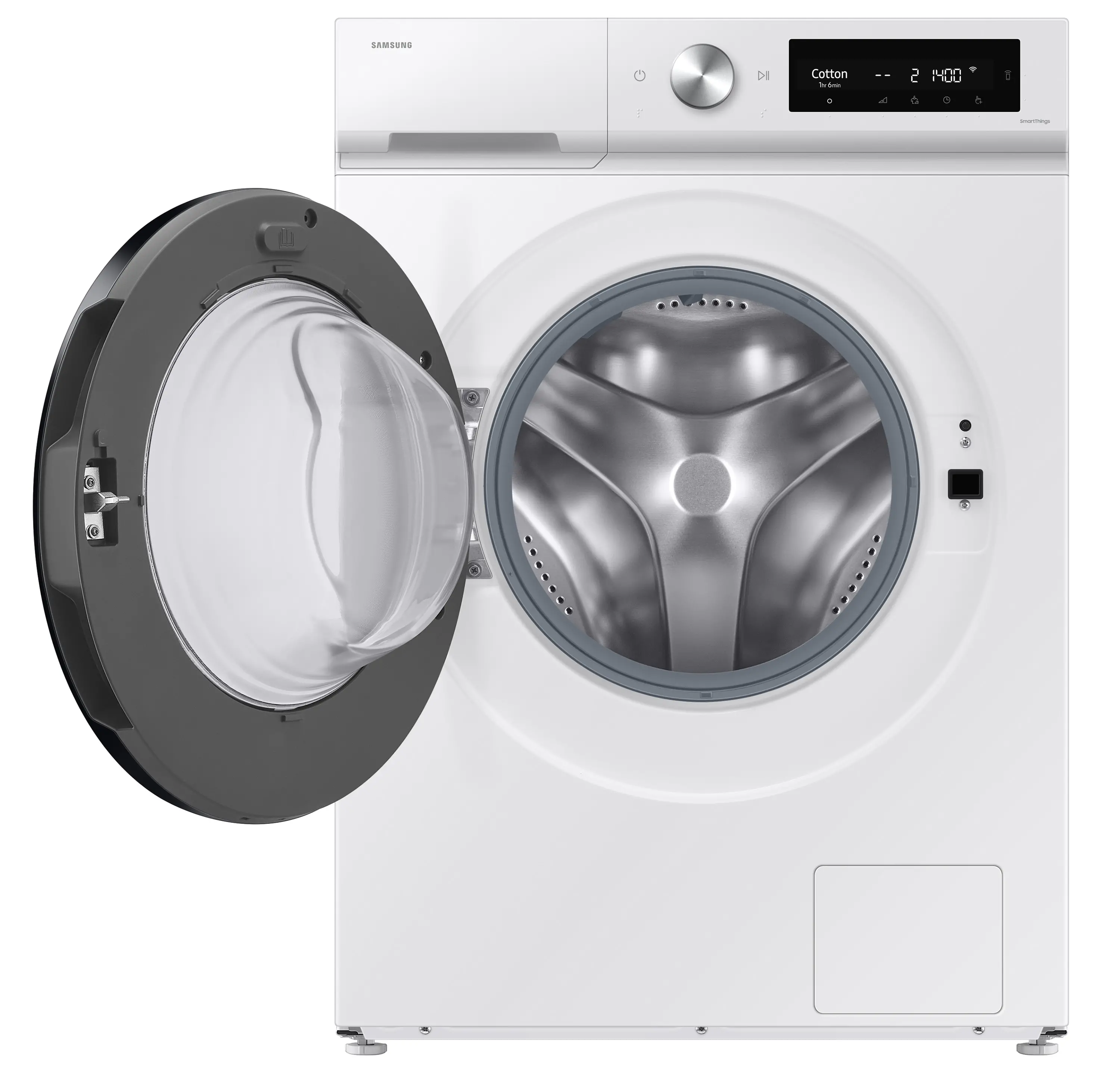 фото Прально-сушильна машина автоматична Samsung Bespoke AI WD90DB7B85GWU4