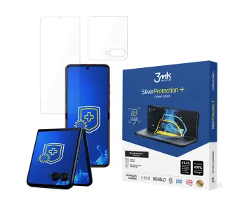 Zestaw ochronny 3mk Silverprotection+ do Motorola Razr 50 Ultra Folded Edition