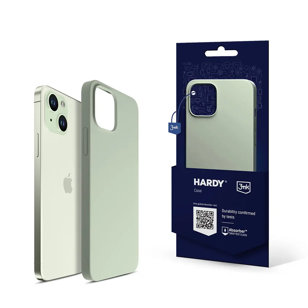Etui 3mk Hardy Silicone MagCase do iPhone 15 Zielony
