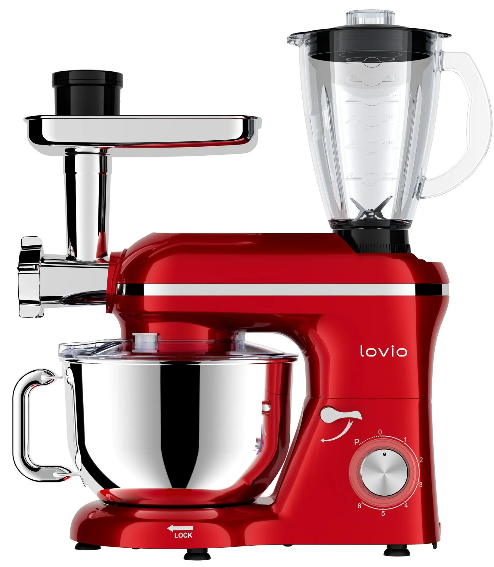 фото Міксер планетарний Lovio Home ChefAssistant Plus LVSTM02PRD