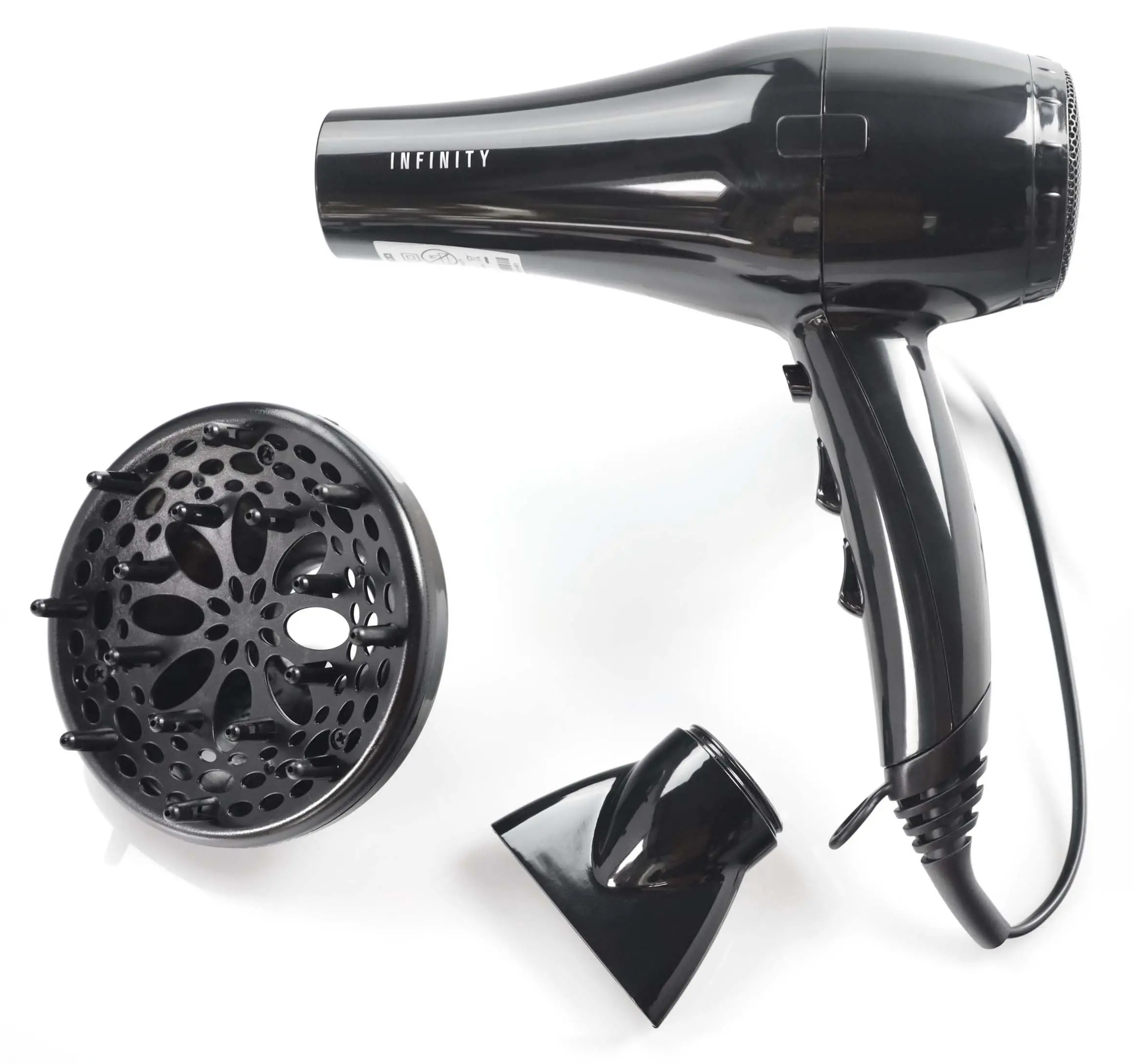 Suszarka do włosów Melissa 16640152 Dyfuzor Zimny nawiew 2000W 2 prędkości 3 temperatury