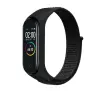 Pasek Beline do Mi Band 7/6/5/4/3 NylonLoop Czarny