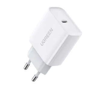 Ładowarka sieciowa UGREEN CD137 20W PD 3.0 USB-C Biały