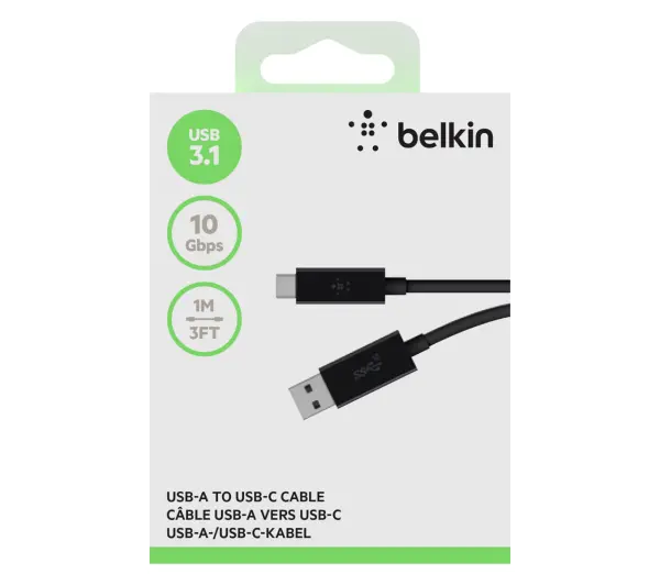 Belkin USB-C do USB A 3.1 1m Czarny