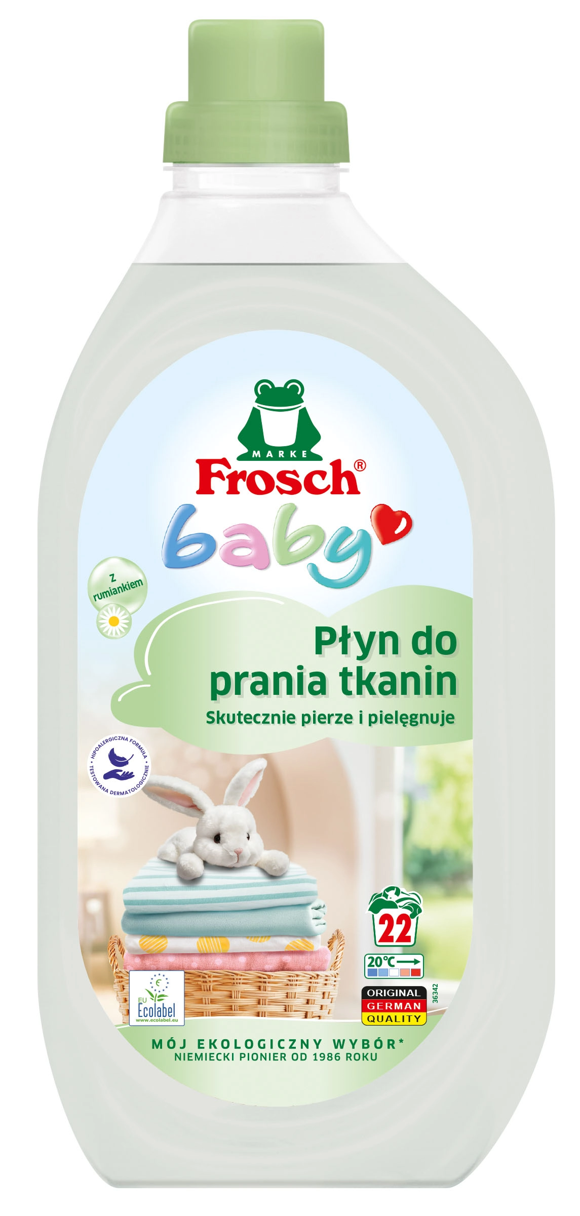 Płyn do prania Frosch Baby 22 prania 1500ml