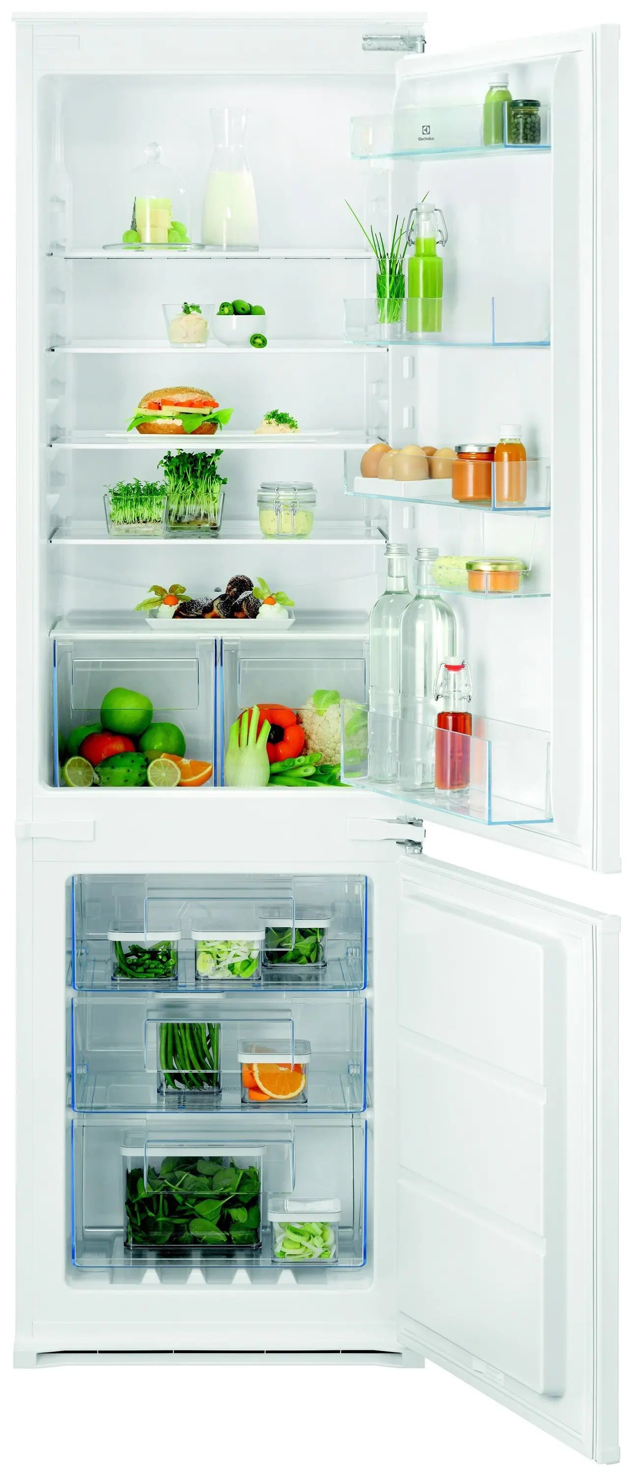 Lodówka Electrolux 600 ENT6NE18S Zamrażarka No Frost 177,2cm Szuflada z kontrolą wilgotności