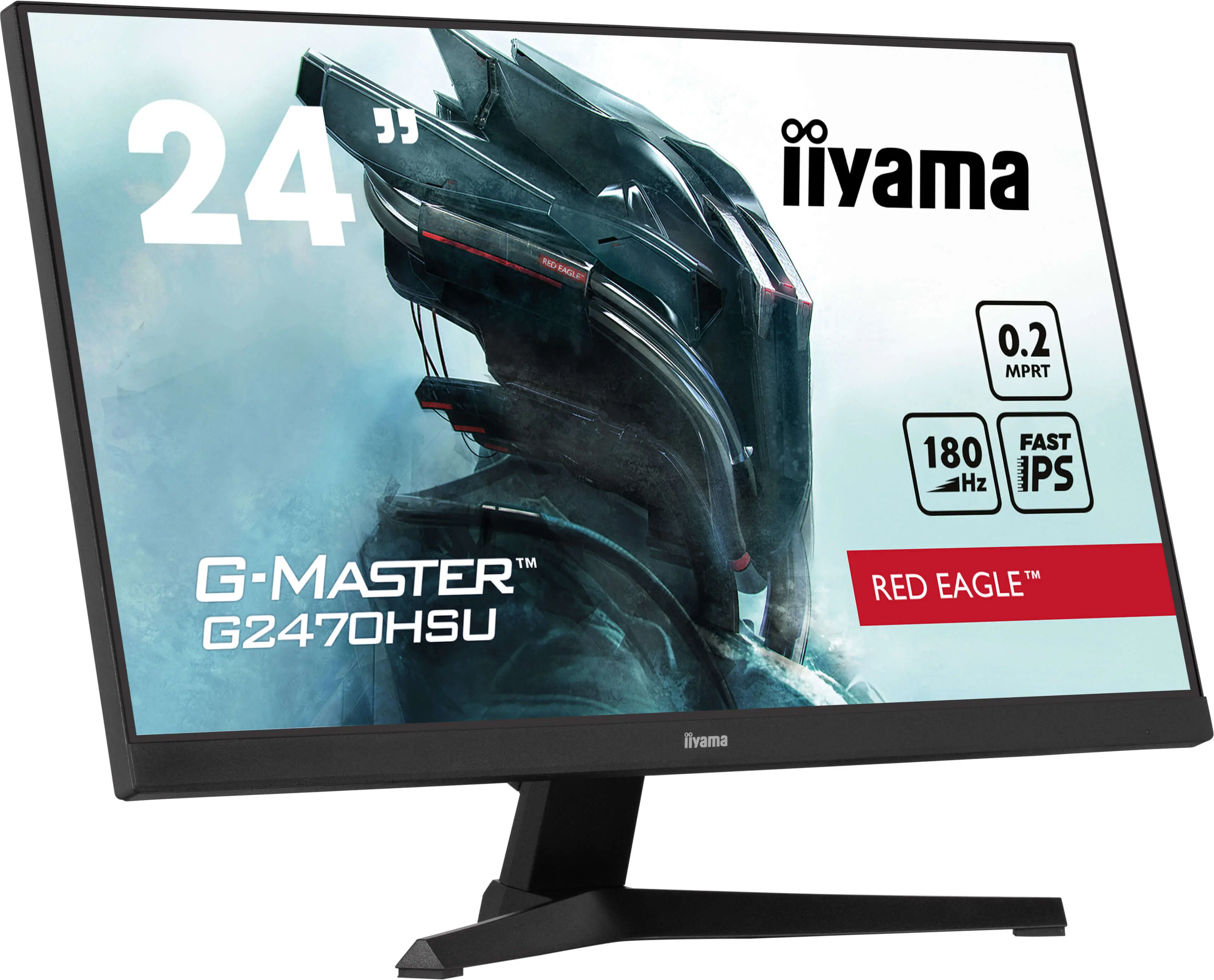 iiyama G-Master GB2470HSU-B6 23.8インチ iiyama G-Master GB2470HSU-B6 Red Eagle - Monitory LED 24