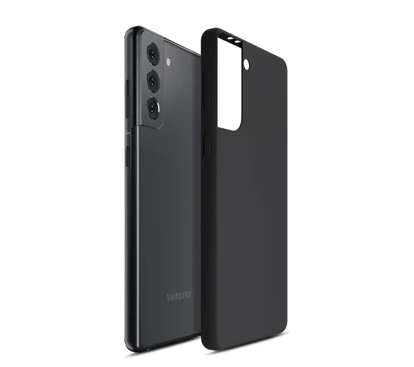 3mk Silicone Case do Samsung Galaxy S21 Plus Czarny