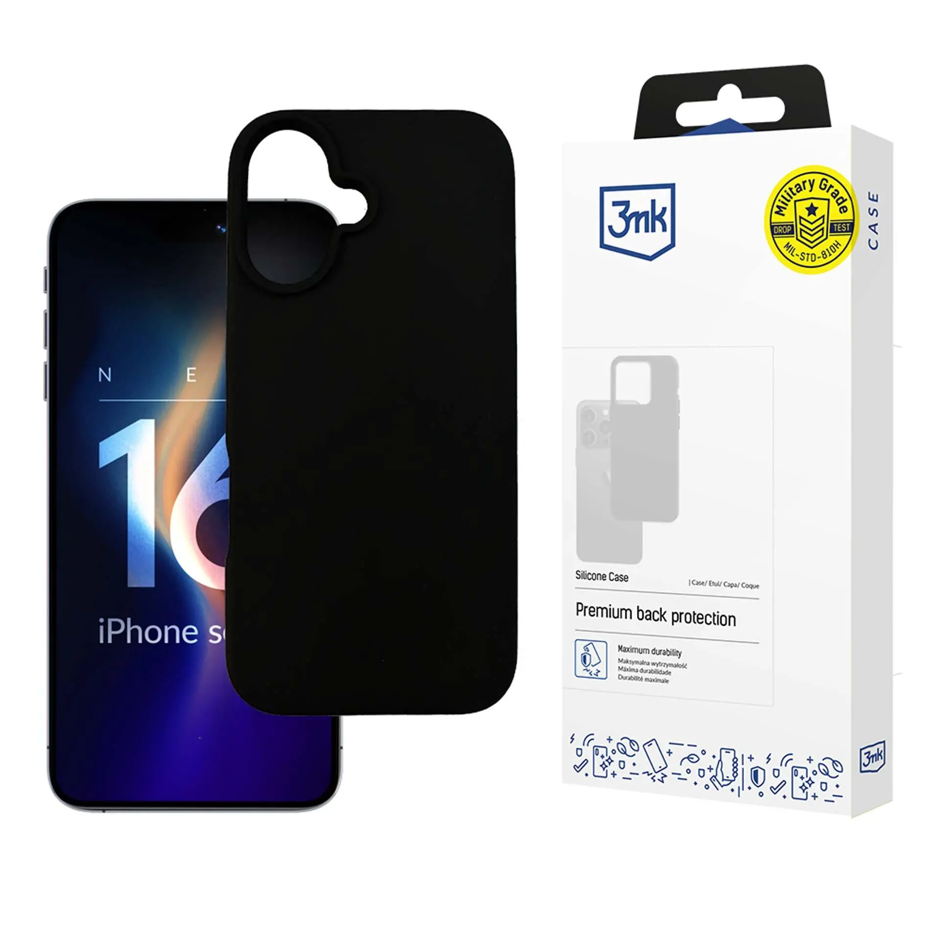 Etui 3mk Silicone Case do iPhone 16