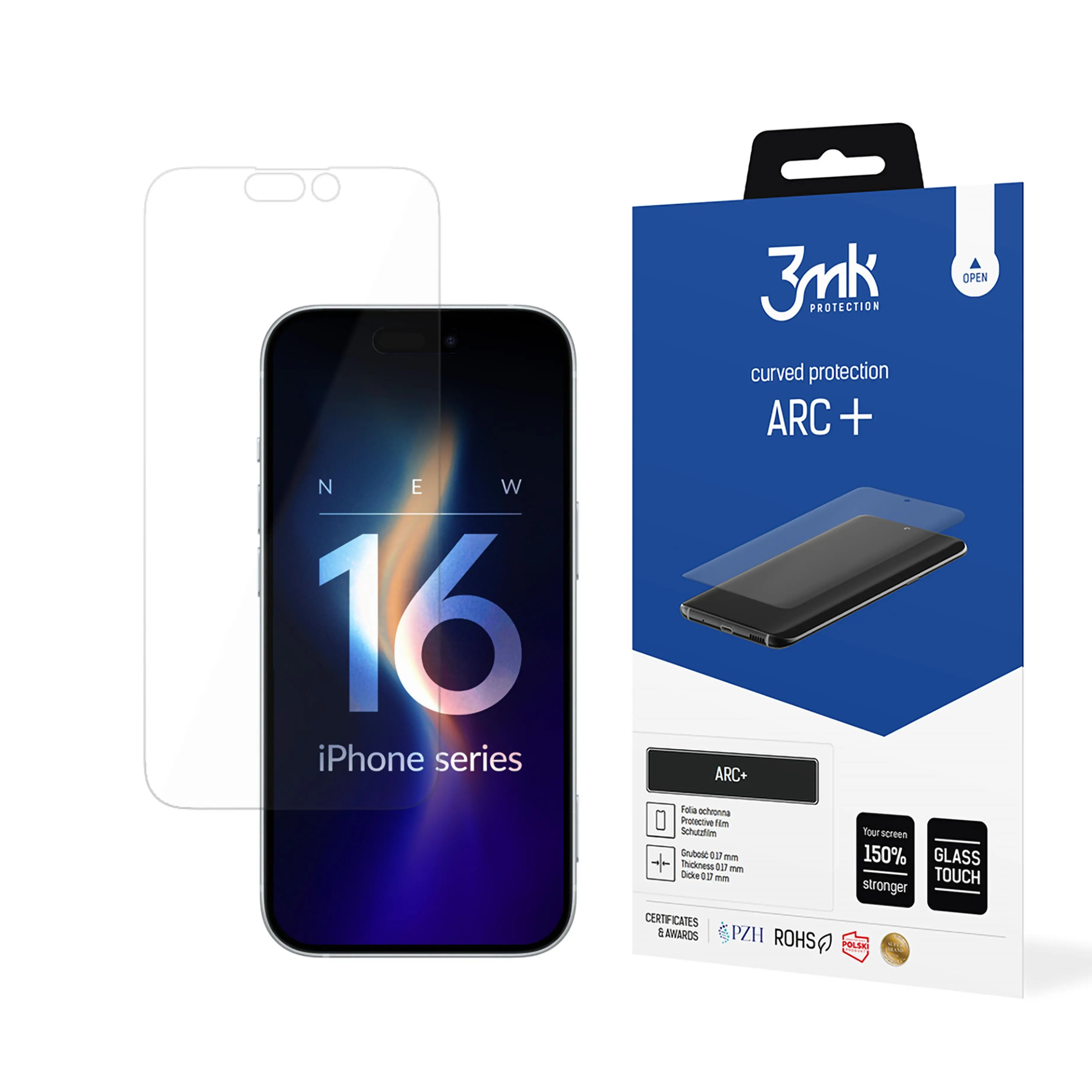 Folia ochronna 3mk ARC+ do iPhone 16 Plus