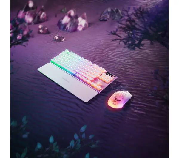 SteelSeries Apex 7 TKL Ghost QX2 RGB Red + Aerox 3 Wireless Ghost - Kup na Raty - RRSO 0%