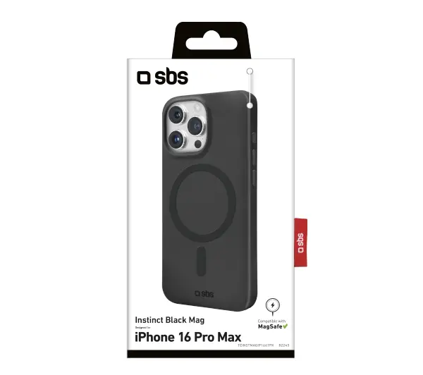 SBS Instinct MagSafe do iPhone 16 Pro Max Czarny