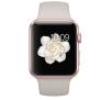 Apple Watch Sport 42mm (różowe złoto/biały)