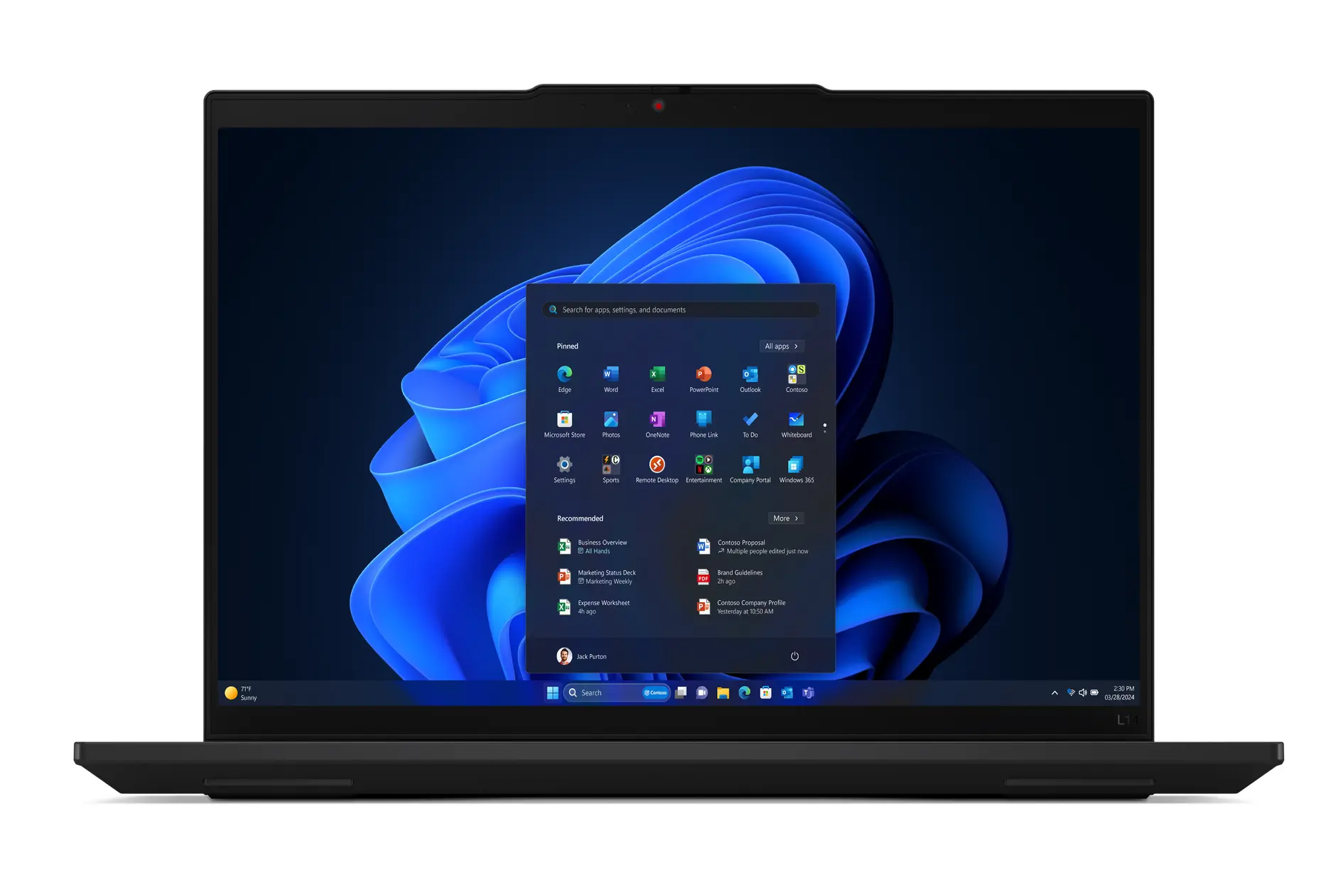 Laptop Lenovo ThinkPad L14 Gen 5 14" Ultra 5 125U 16GB RAM 512GB Dysk SSD Win11 Pro Czarny Funkcje AI