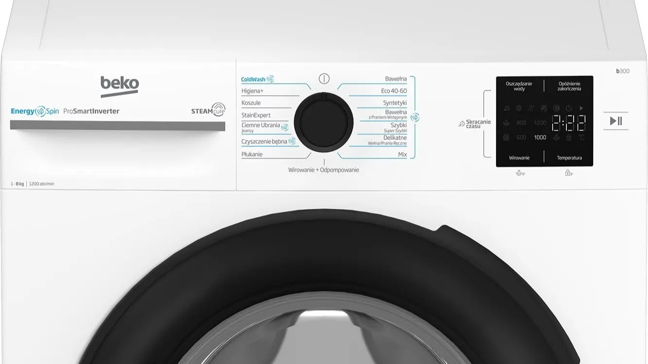 фото Пральна машина автоматична Beko BM3WFSU38215WPB