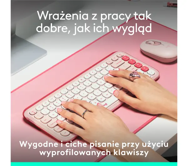 Logitech POP Icon Keys Różowy