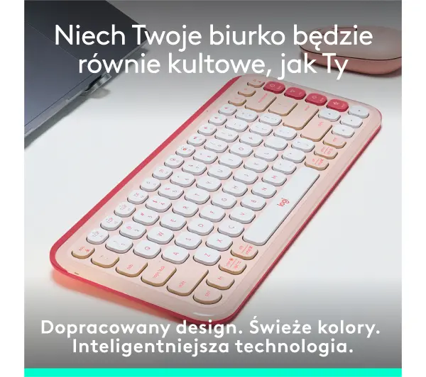 Logitech POP Icon Keys Różowy