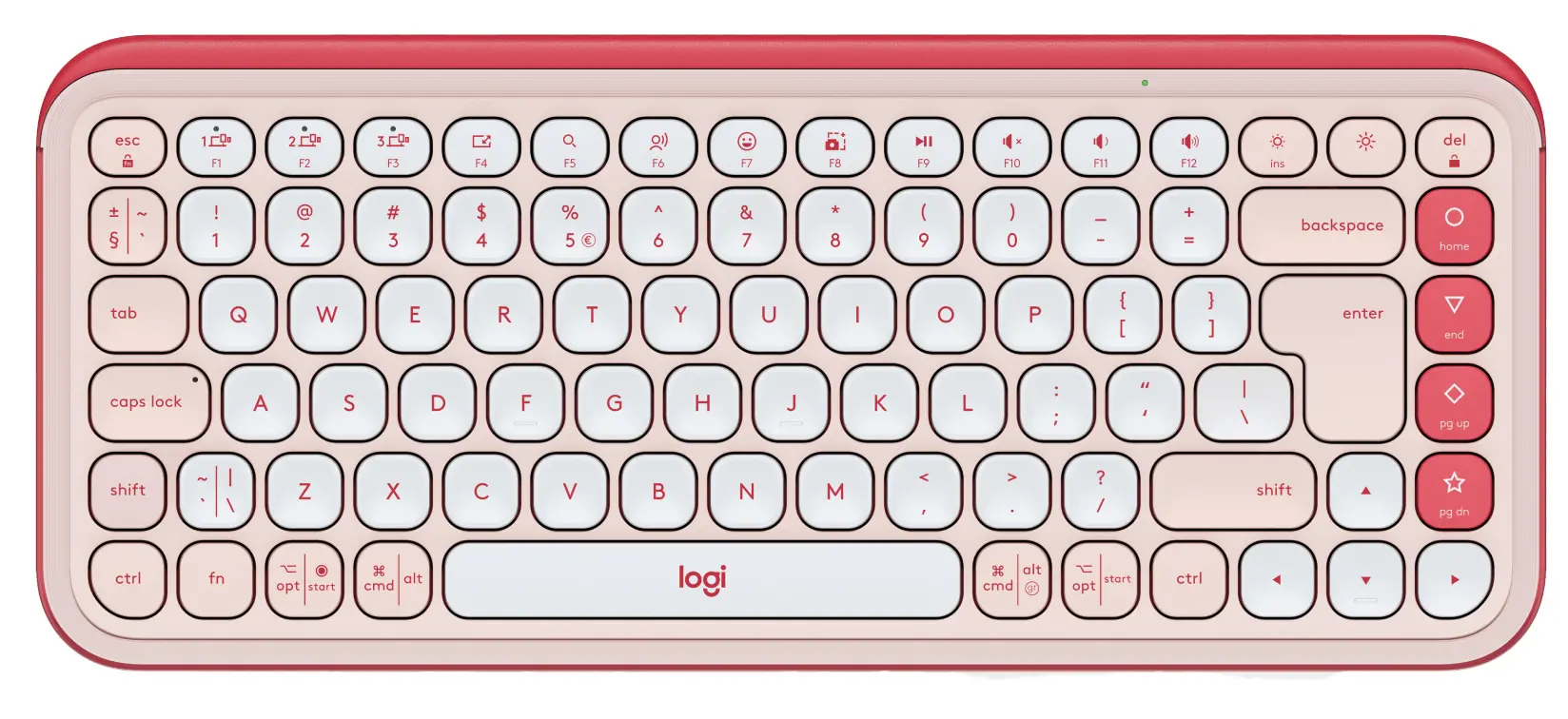 Klawiatura membranowa Logitech POP Icon Keys Różowy