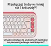 Klawiatura membranowa Logitech POP Icon Keys Różowy