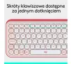 Klawiatura membranowa Logitech POP Icon Keys Różowy