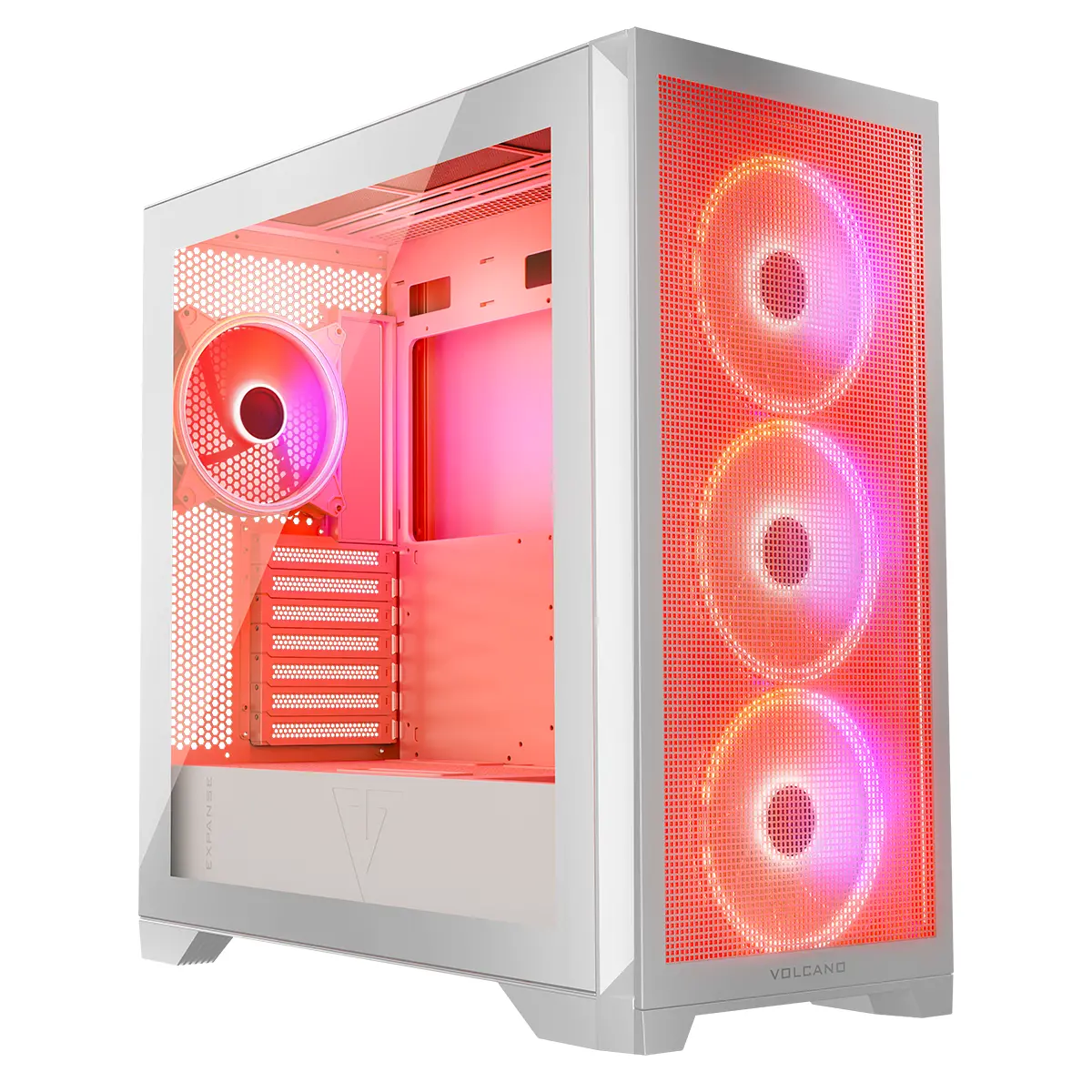 Obudowa MODECOM Volcano Expanse S Apex ARGB Biały