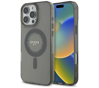 Guess hardcase 4G Classic iPhone 16 Pro Czarny