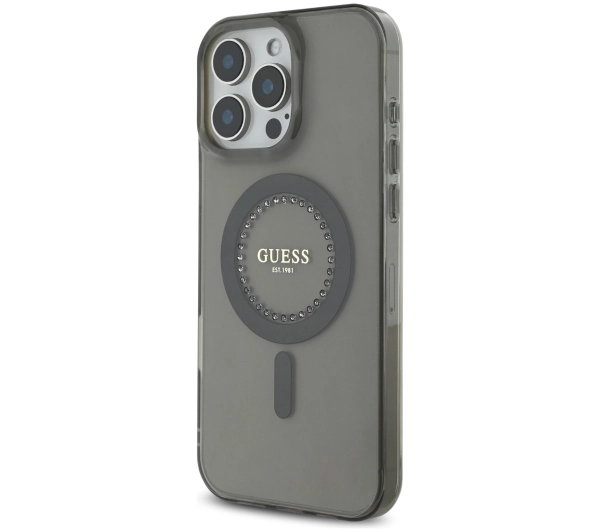 Guess hardcase 4G Classic iPhone 16 Pro Czarny