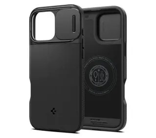 Spigen Optik Armor MAG Magsafe do iPhone 16 Pro Max Czarny