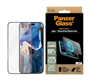 PanzerGlass Gaming Screen Protector do iPhone 16 Plus
