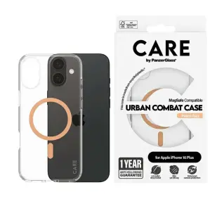 PanzerGlass Flagship MagSafe do iPhone 16 Plus Brzoskwiniowy