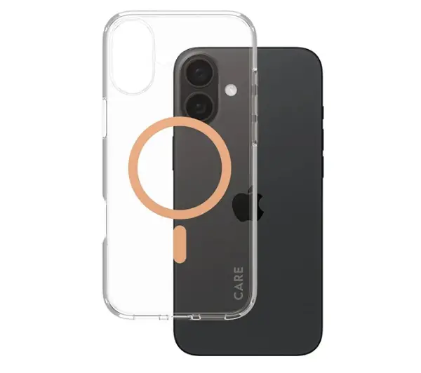 PanzerGlass Flagship MagSafe do iPhone 16 Plus Brzoskwiniowy