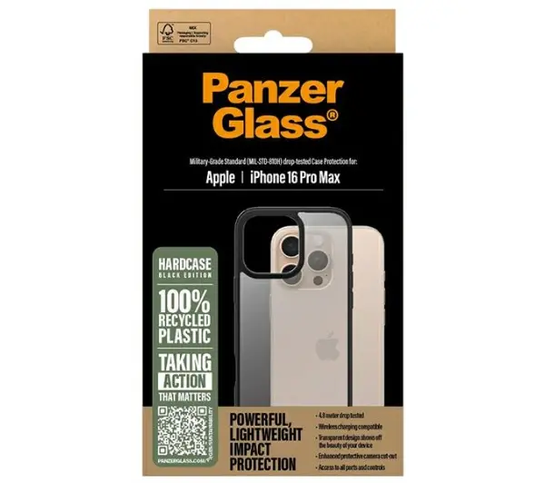 PanzerGlass HardCase do iPhone 16 Pro Max Czarny