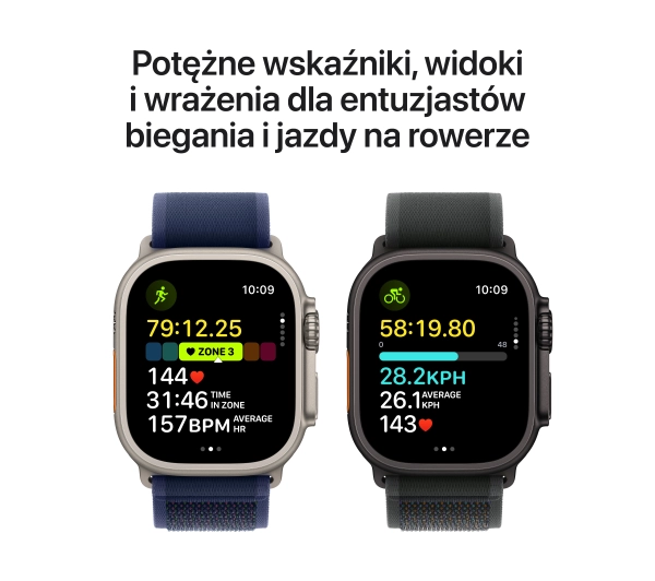 Apple Watch Ultra 2 GPS + Cellular Koperta z tytanu czarna 49mm Bransoleta mediolańska z tytanu Czarna Rozmiar M - ⚡ EURO HIT CENOWY! ⚡ - Kup na Raty - RRSO 0%