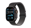 Apple Watch Ultra 2 GPS + Cellular Koperta z tytanu czarna 49mm Bransoleta mediolańska z tytanu Czarna Rozmiar M