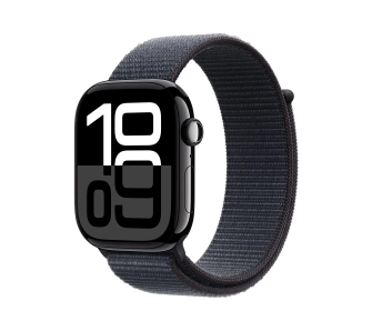 Apple Watch Series 10 GPS AI + Cellular AI koperta 42mm aluminium onyks opaska sportowa atramentowa
