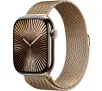 Smartwatch Apple Watch Series 10 GPS + Cellular koperta 42mm tytan złoty bransoleta mediolańska złoty