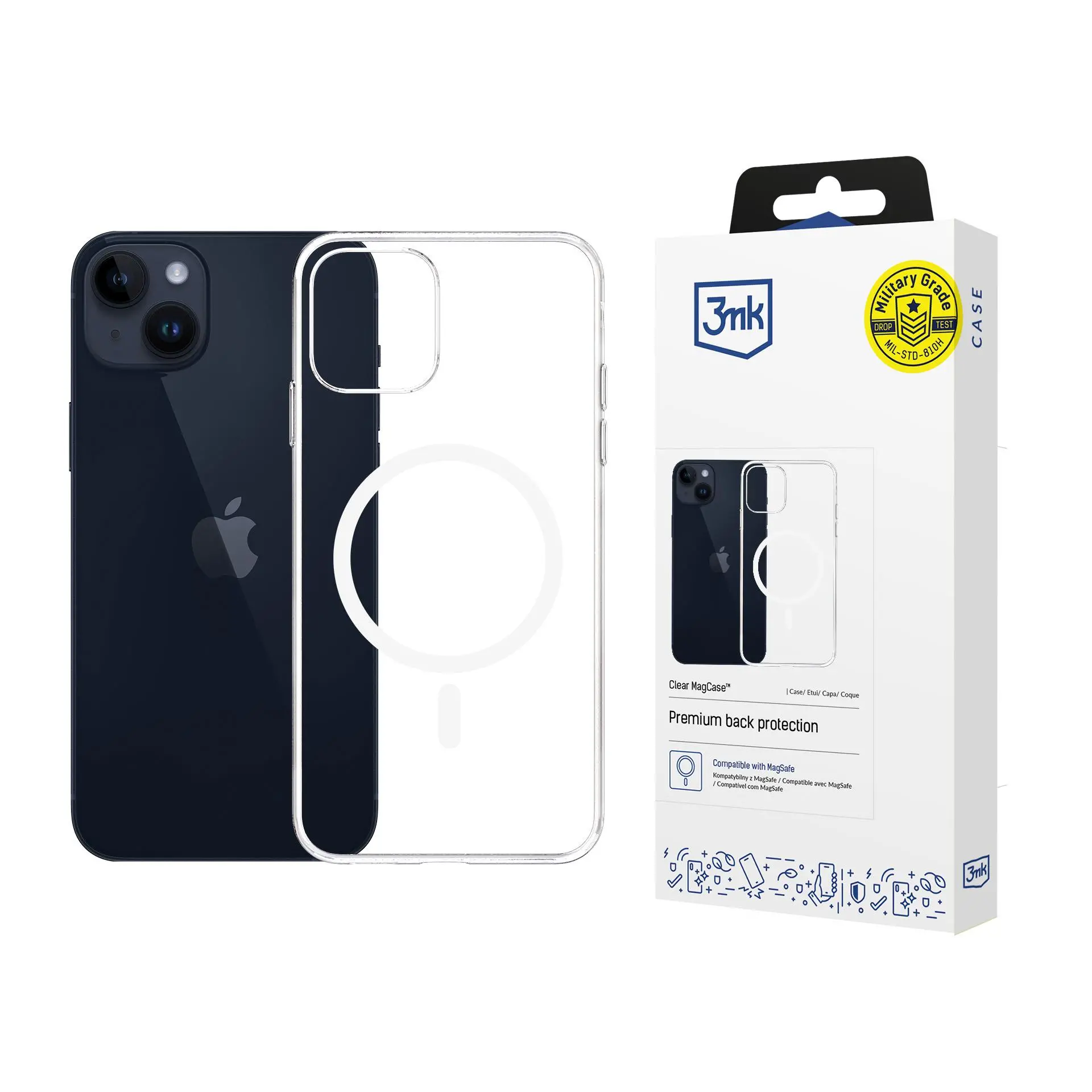 Etui 3mk Clear MagCase do iPhone 13 Przezroczysty