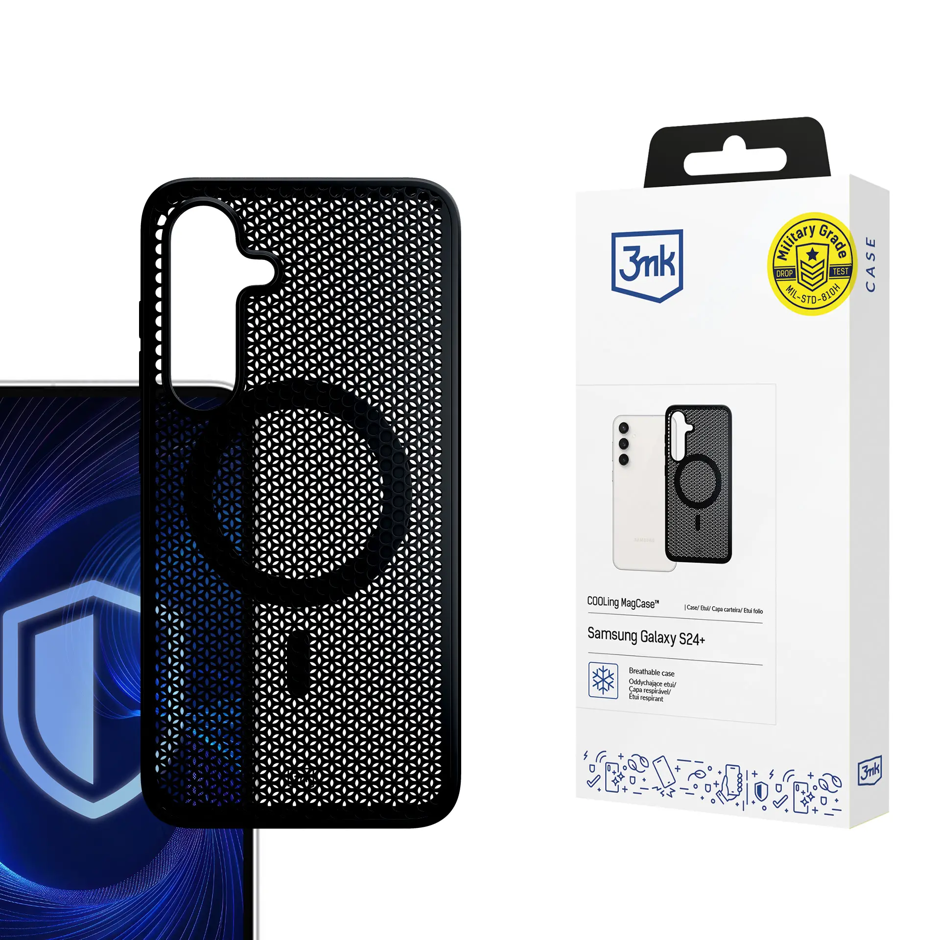 Etui 3mk COOLing MagCase do Galaxy S24 Plus Czarny