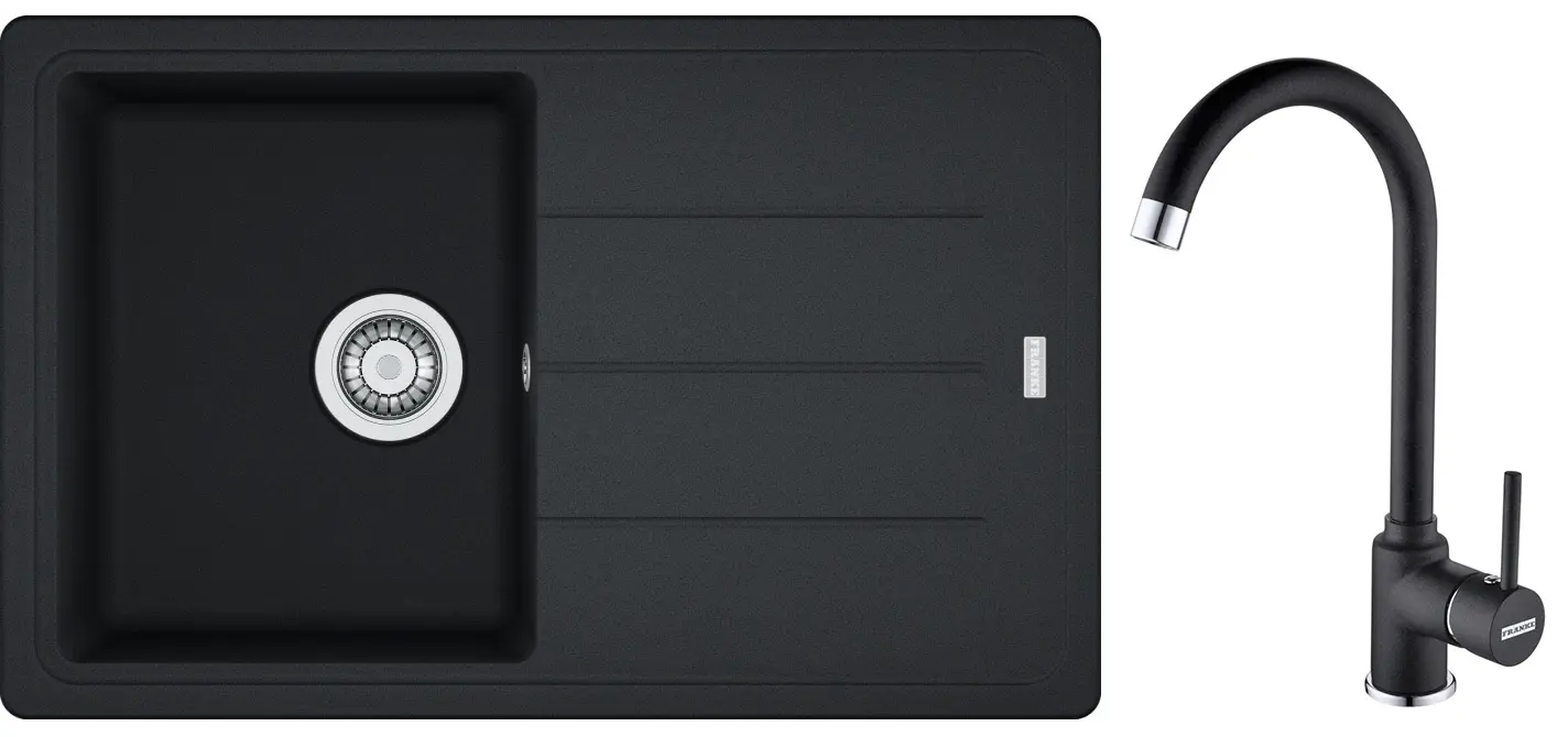 Zlewozmywak Franke BFG 611-78 Onyx + bateria Pola Onyx