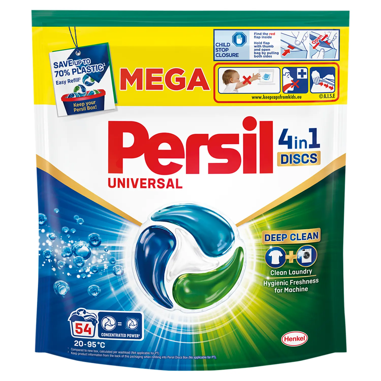 Kapsułki do prania Persil Discs Universal 4w1 54szt.