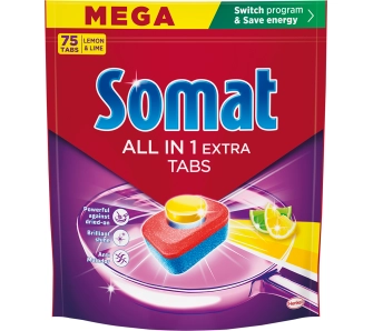 Tabletki do zmywarki Somat All in 1 Extra Lemon 75szt.