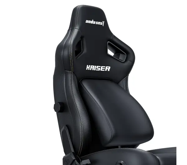 Anda Seat Kaiser 4 XL Gamingowy do 200kg Skóra Eco Czarny - Kup na Raty - RRSO 0%