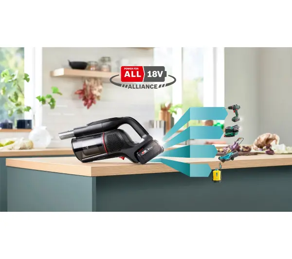 Bosch Unlimited 10 ProPower BCS1051POW 100min Wymienny akumulator Mini elektroszczotka - TRZECI -55%, ALBO 5-TY ZA 1ZŁ - Kup na Raty - RRSO 0%