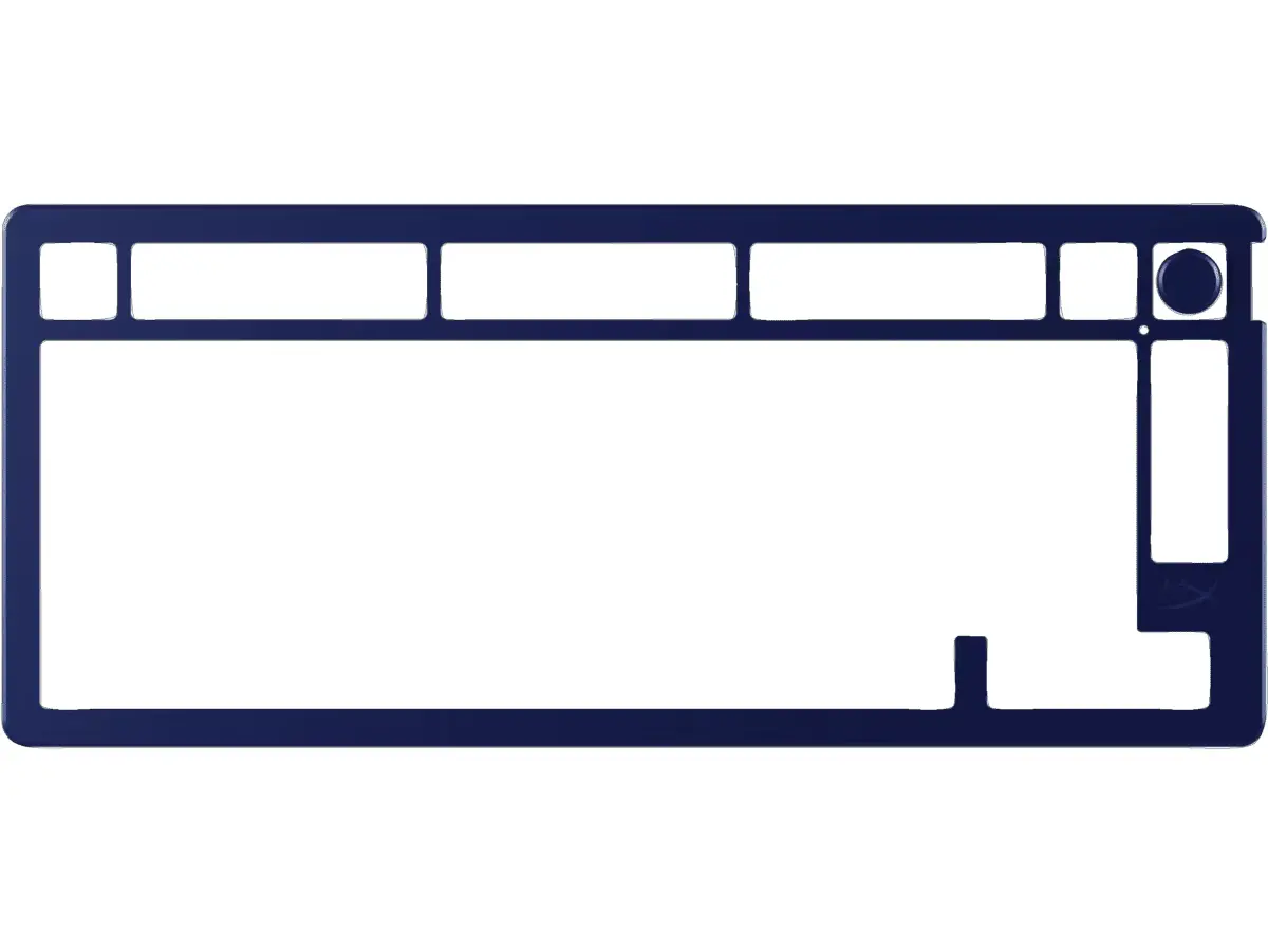 Ramka HyperX Alloy Rise 75 Gaming Top Plate Granatowy