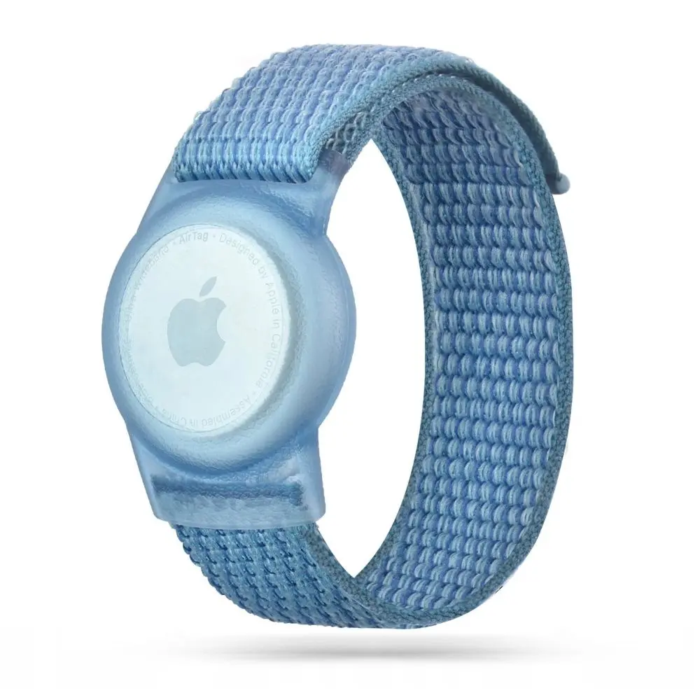 Pasek Tech-Protect Nylon dla dzieci na AirTag Niebieski