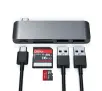 Hub USB Satechi ST-TCUPM Type-C Pass-Through USB Hub Szary