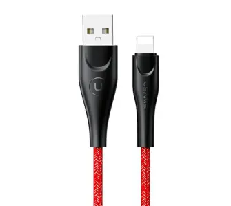 Kabel USAMS USB do Lightning 2A Fast Charge 3m Czerwony