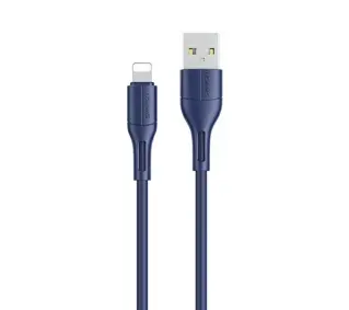USAMS USB do Lightning 2A Fast Charge 1m Niebieski