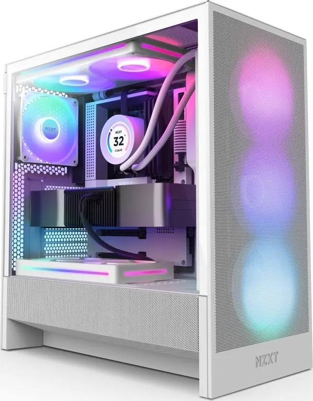 Obudowa NZXT H5 Flow RGB Biały