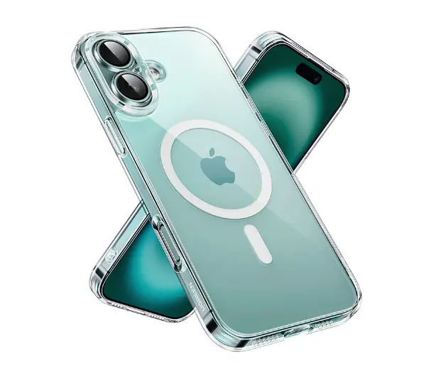 UGREEN MagSage CA110 do iPhone 16 Plus Przeźroczysty